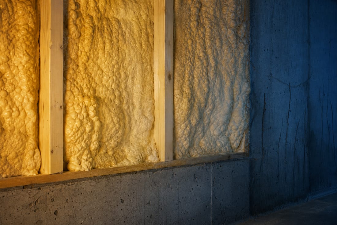 Exemple : isolation de mur de cave